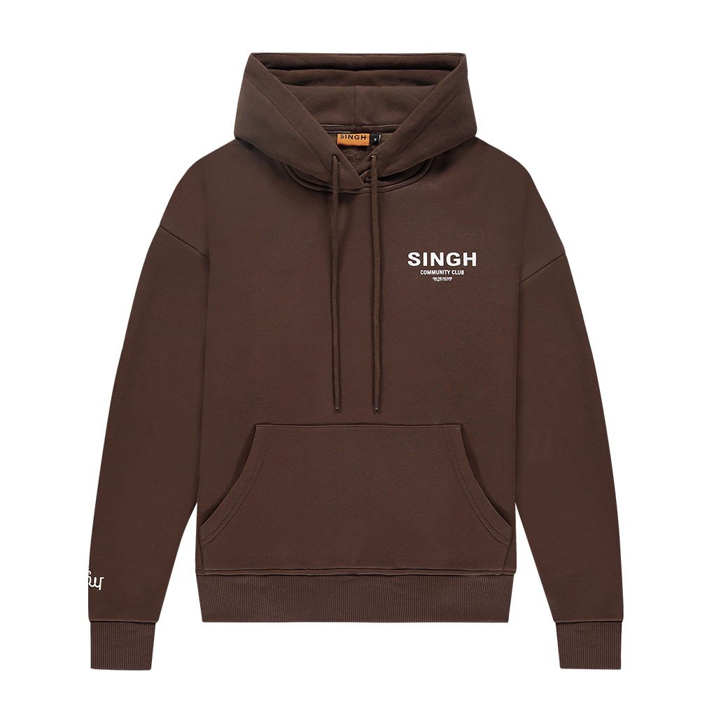 Community club Singh hoodie - Brown