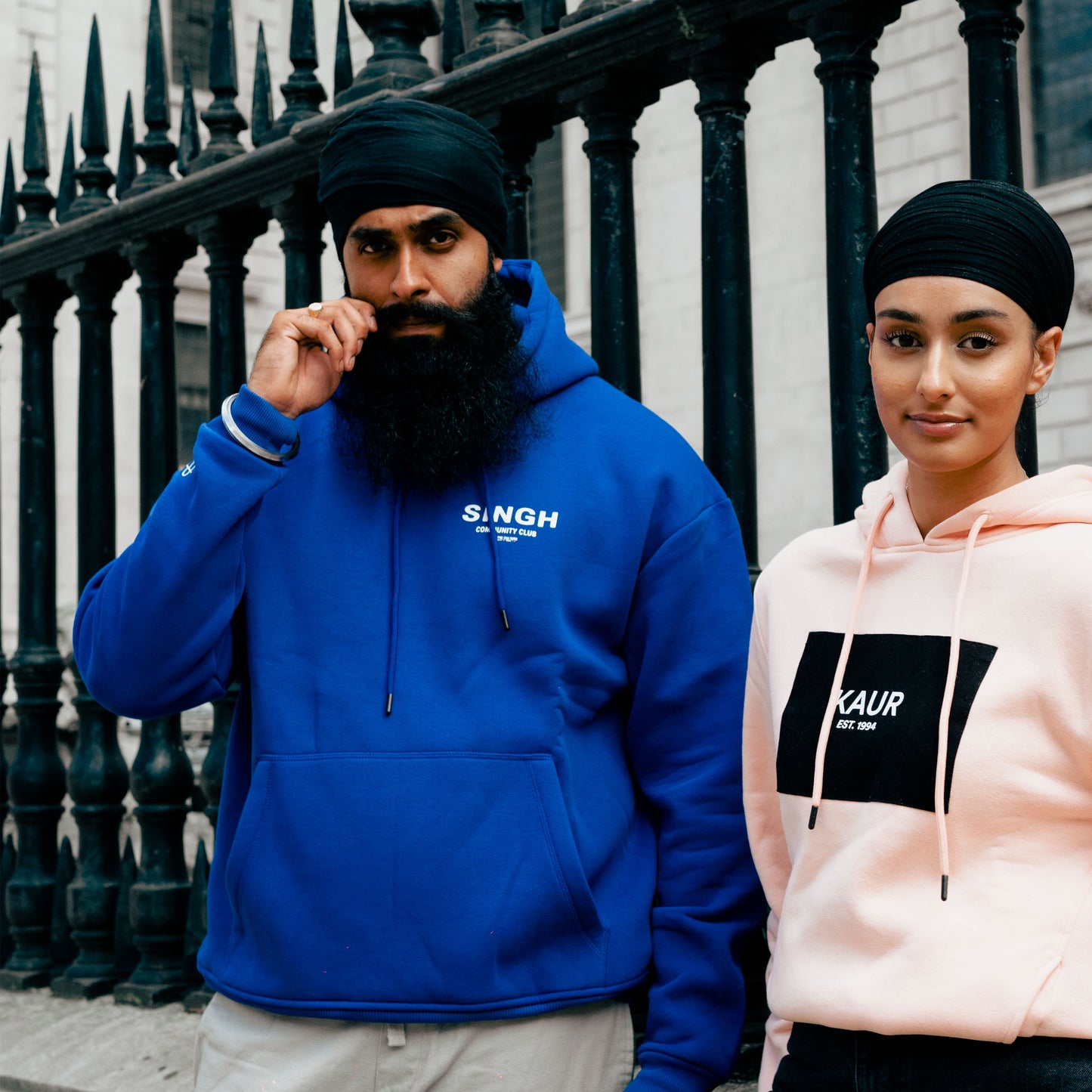 Community club Singh hoodie - Blue