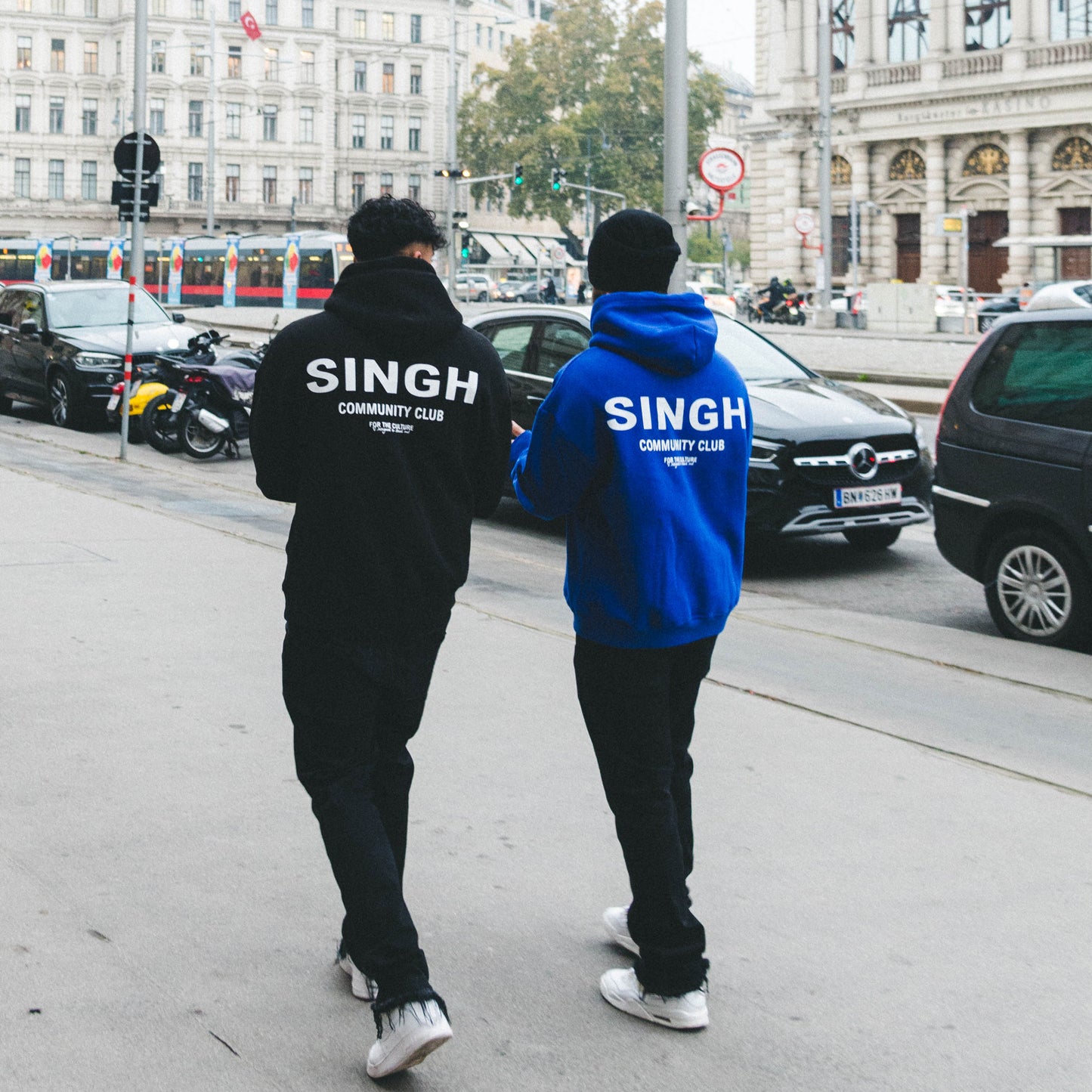 Community club Singh hoodie - Blue