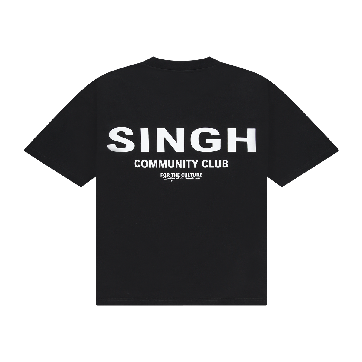 Community club Singh T shirt Black Singh Clo
