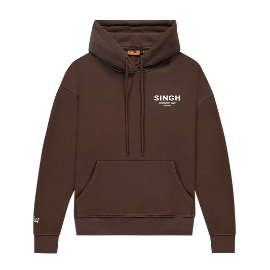 Community club Singh hoodie - Brown