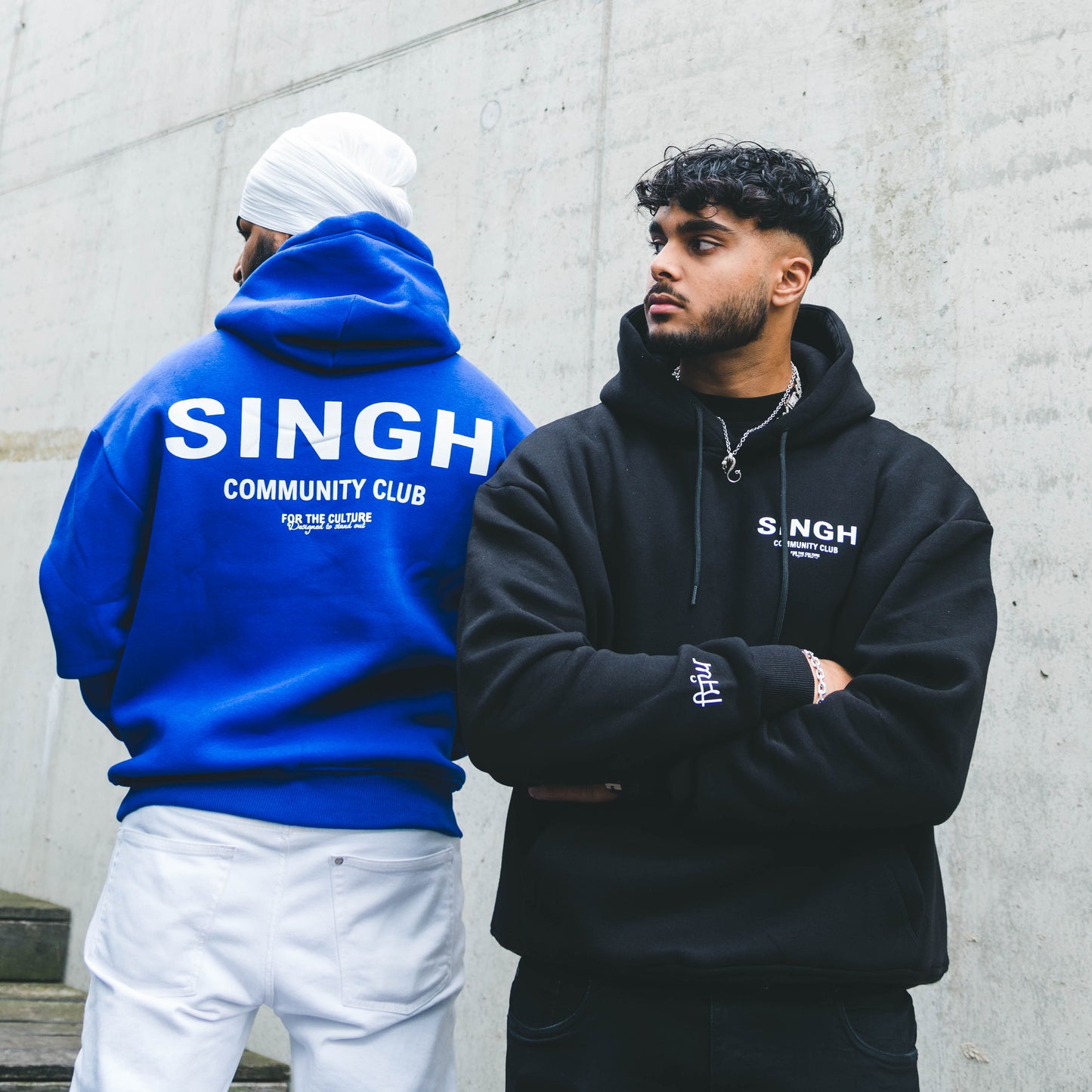 Community club Singh hoodie - Black