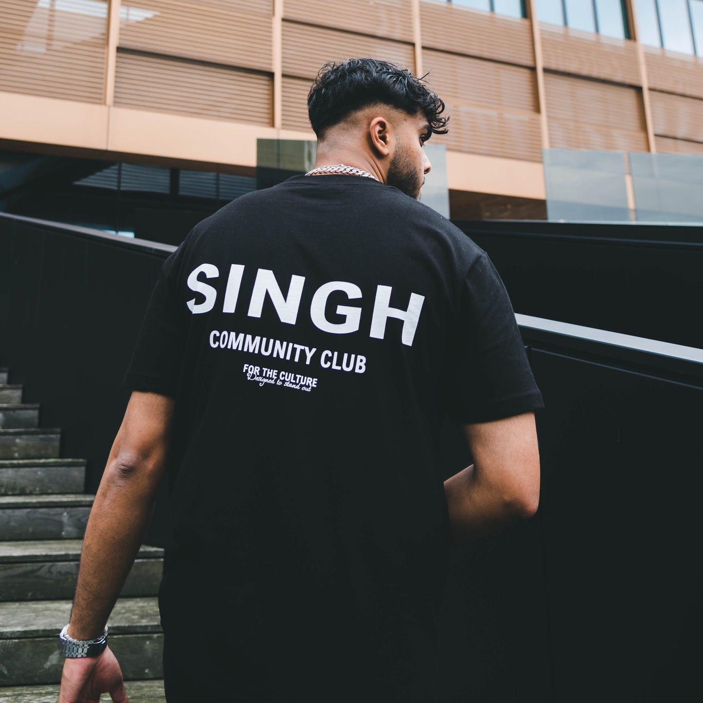Community club Singh T-shirt - Black