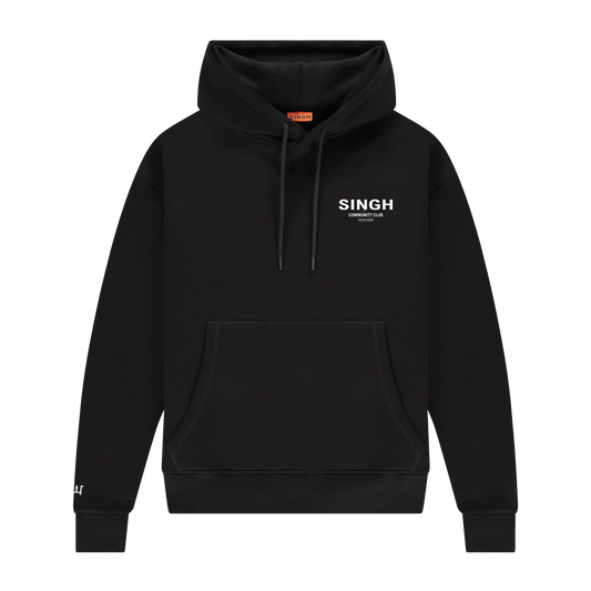 Community club Singh hoodie - Black